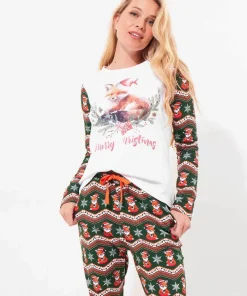 Foxy Jersey PJ Set