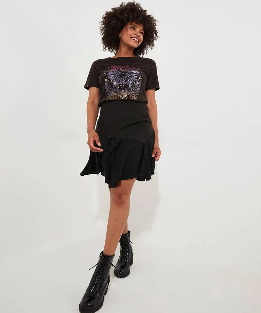Fun And Flirty Cutabout Skirt