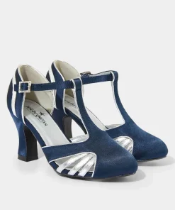Gatsby Shimmer T Bar Shoes