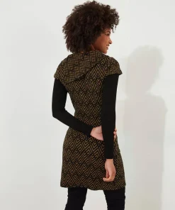 Geo Jacquard Layered Tunic