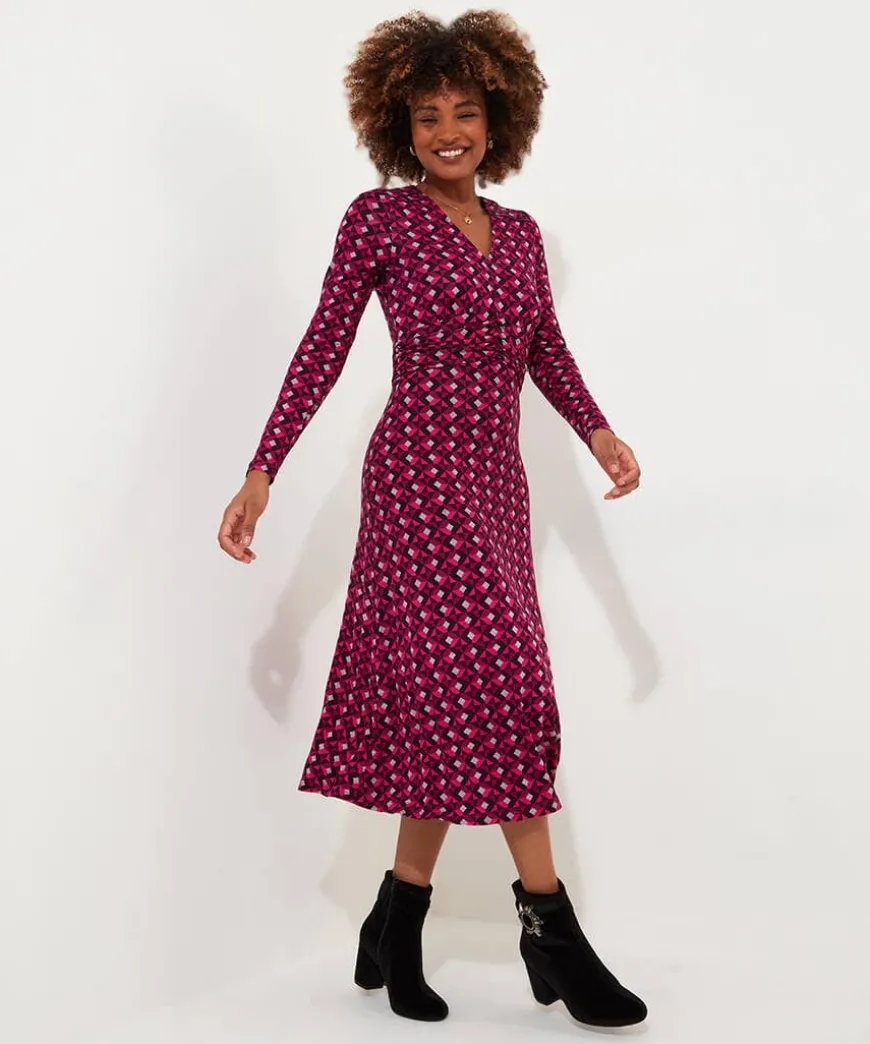 Glorious Geo Jersey Dress