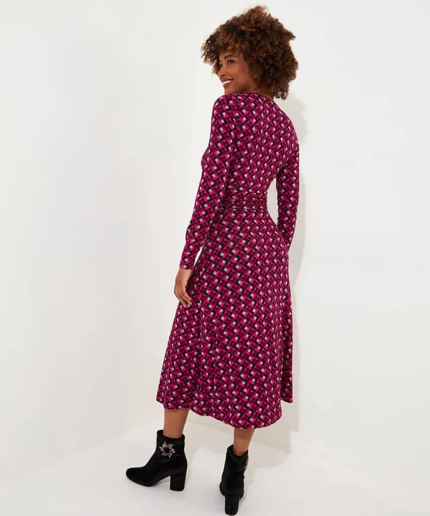 Glorious Geo Jersey Dress