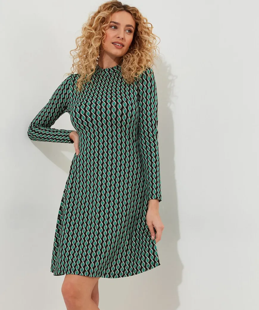 Gorgeous Geo Jersey Dress
