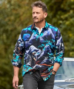 Hand Painted Print Shirt