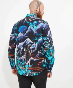 Hand Painted Print Shirt