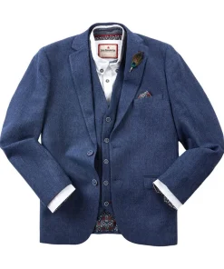 Handsome Herringbone Blazer