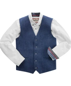 Handsome Herringbone Waistcoat