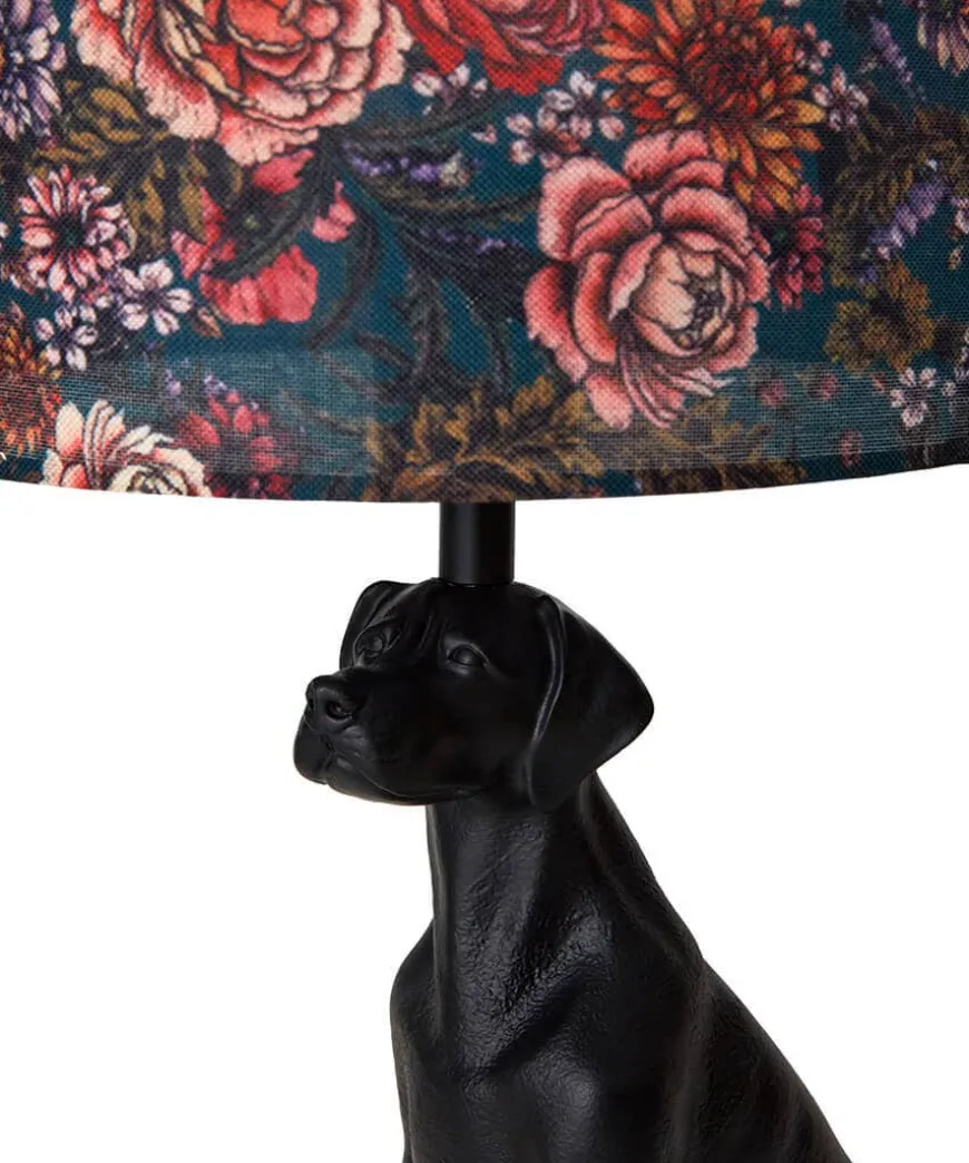 Highland Botanicals Set Of 2 Dog Lamps