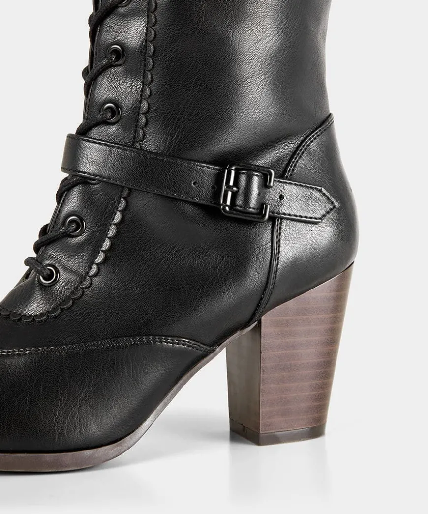 In Brooklyn Lace Up Boots