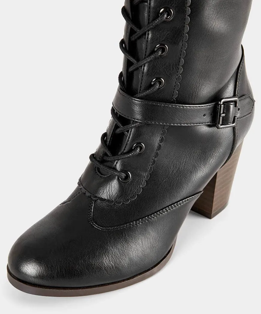 In Brooklyn Lace Up Boots