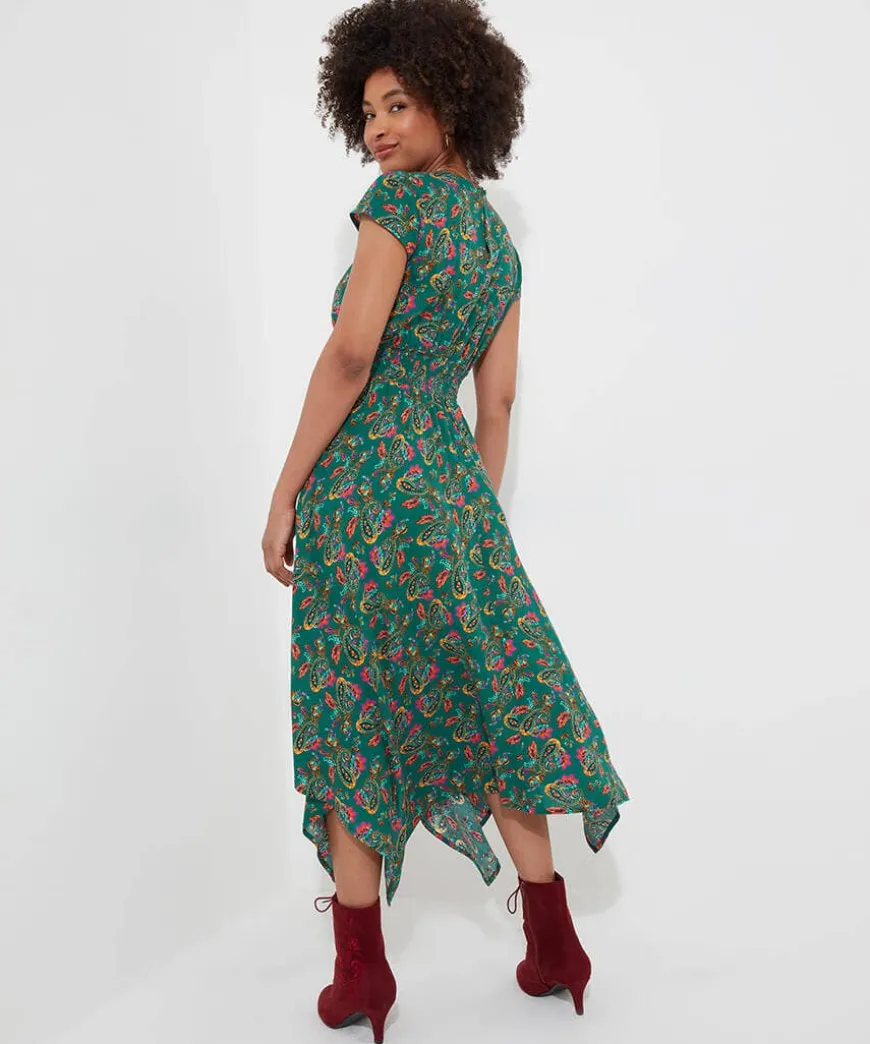 Iris Dippy Hem Dress