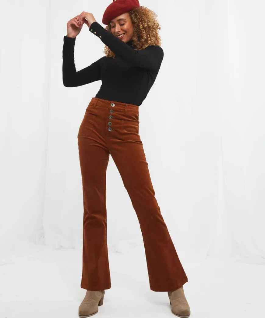 Jersey Roll Neck Top
