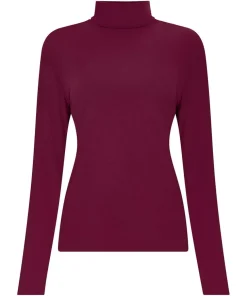 Jersey Roll Neck Top
