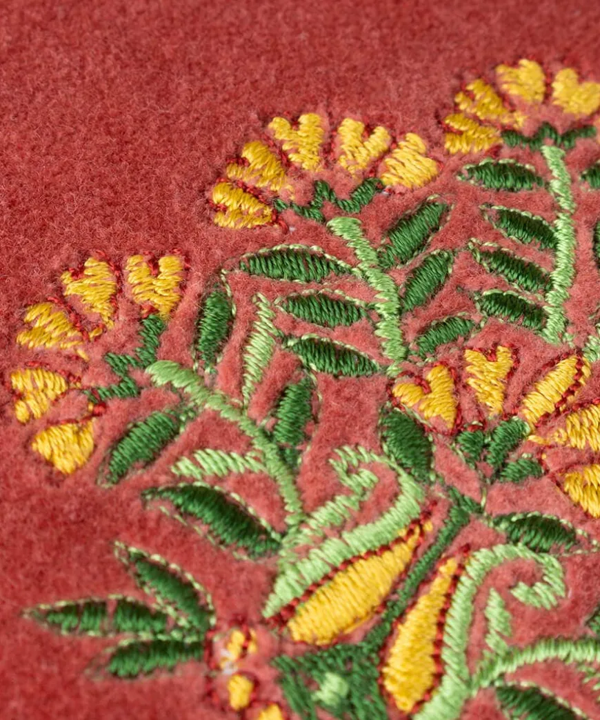 Kashida Embroidered Boudoir Cushion