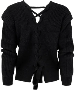Lace Up Cardigan