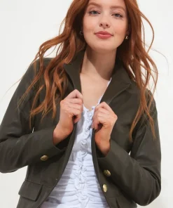 Lavish Leather Blazer