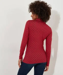 Lola Geo Jersey Print Top