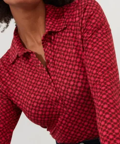 Lola Geo Jersey Print Top