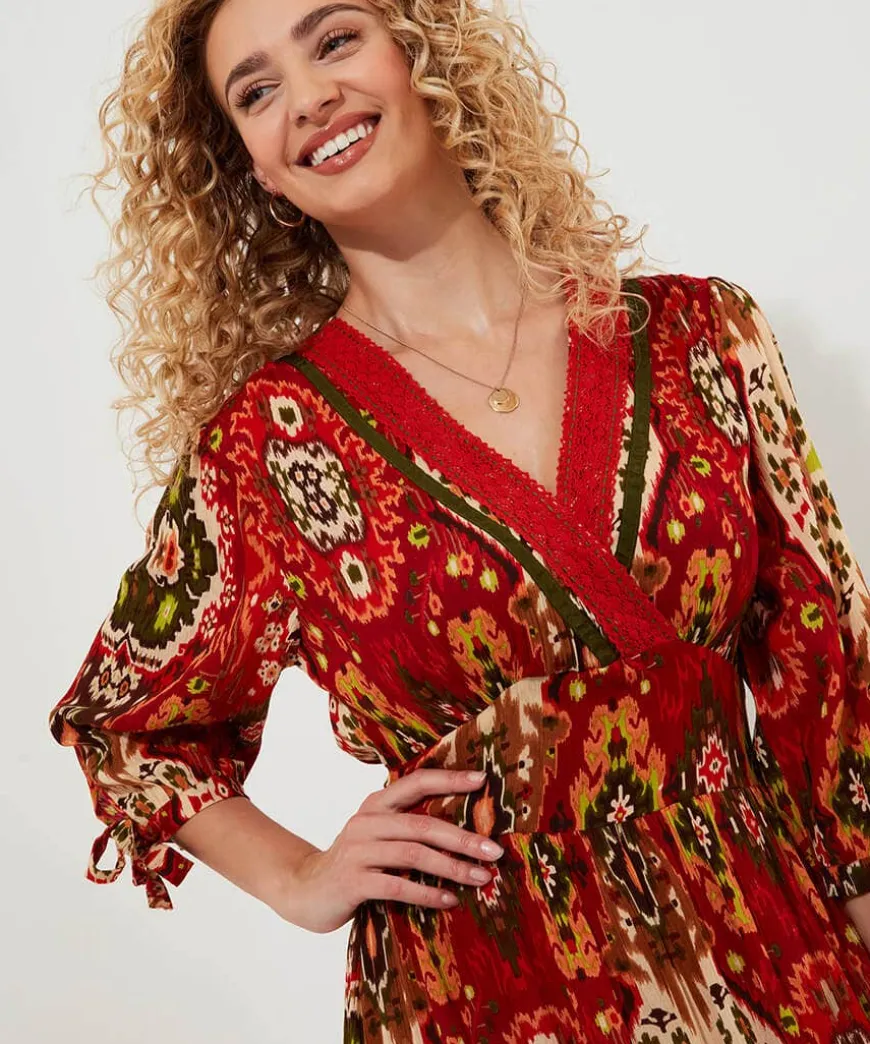 Loretta Print Dress