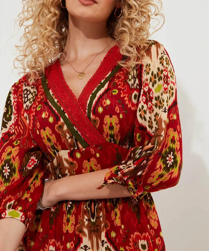 Loretta Print Dress