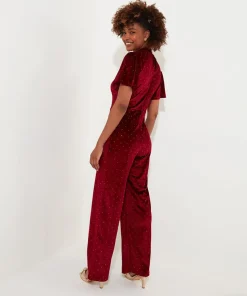 Loretta Velour Jumpsuit