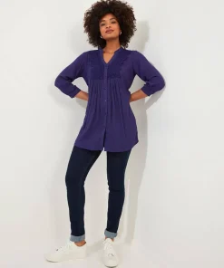 Lovely Lace Trim Blouse