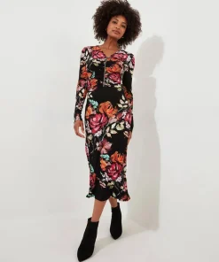 Lucy Zip Through Jersey Dress