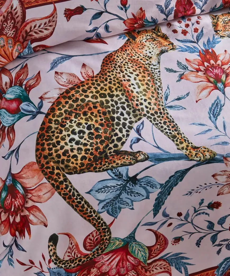 Luxe Leopard Floral Reversible Duvet Set