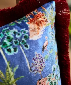Luxe Leopard Floral Reversible Cushion