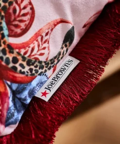 Luxe Leopard Floral Reversible Cushion