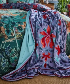 Luxurious Velvet Reversible Throw