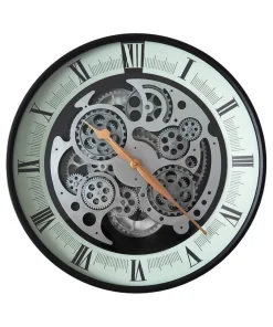 Magnificent Moving Gears Clock Side Table