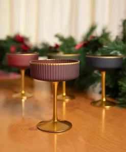 Majestic Jewel Martini Glasses Set Of 4