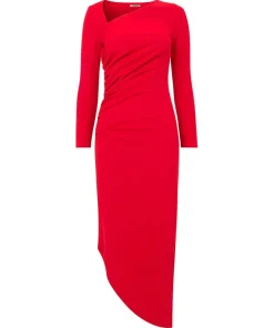 Make A Statement Stretch Red Dress