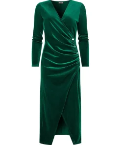 Make A Statement Velour Dress