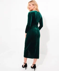 Make A Statement Velour Dress