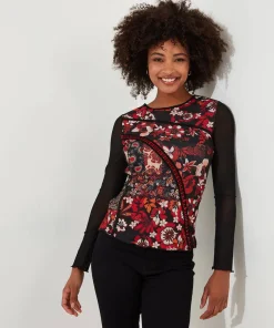 Marcie Cutabout Mesh Top