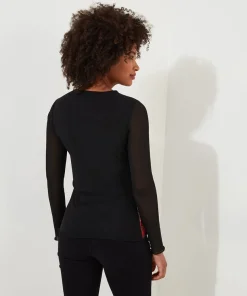 Marcie Cutabout Mesh Top