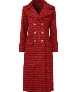 Maya Tweed Maxi Coat