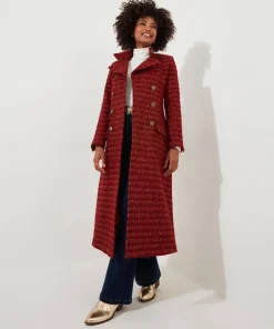 Maya Tweed Maxi Coat