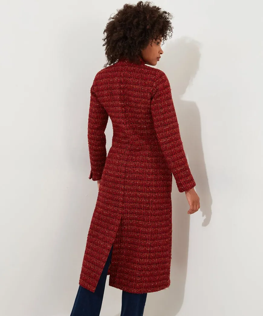 Maya Tweed Maxi Coat