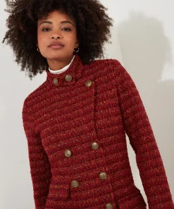 Maya Tweed Maxi Coat