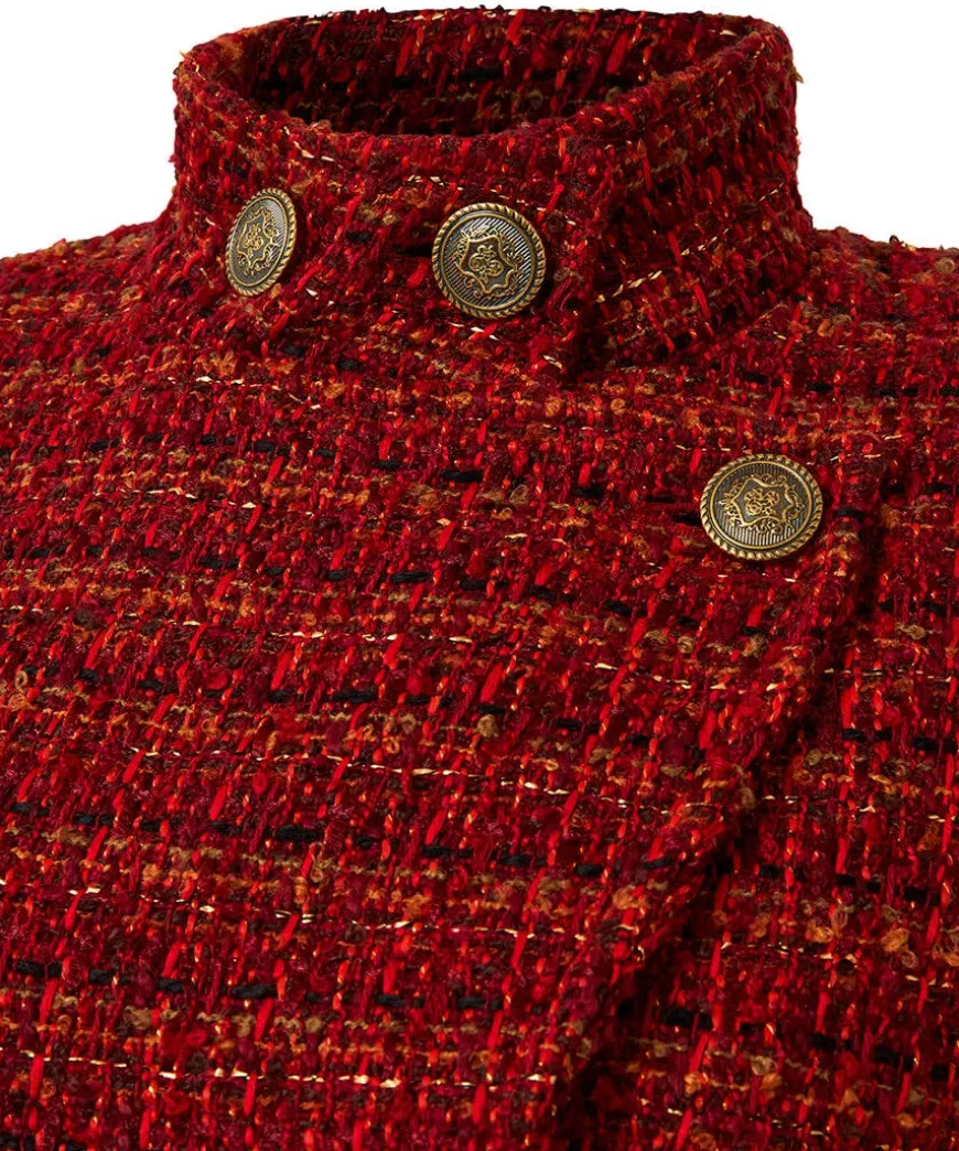 Maya Tweed Maxi Coat