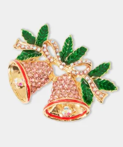 Merry Bells Vintage Style Brooch