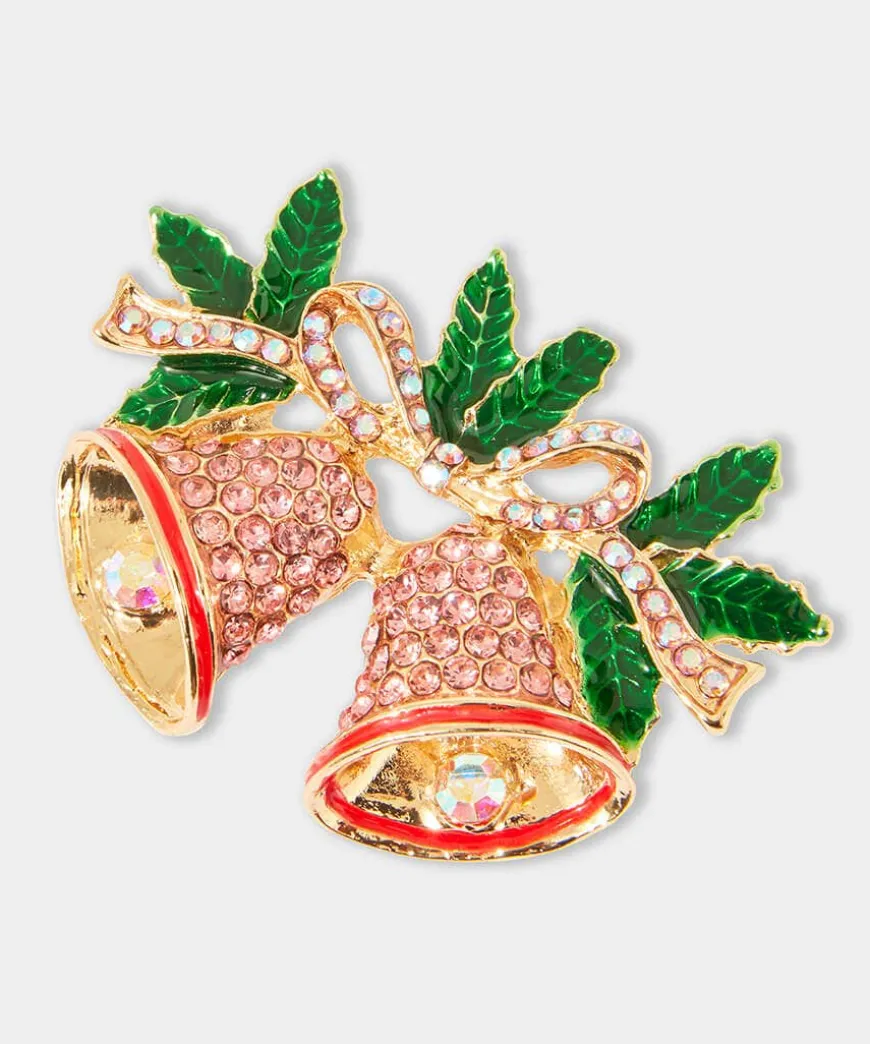 Merry Bells Vintage Style Brooch