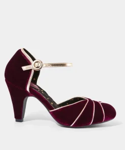 Midnight Hour Velvet Deco Shoes