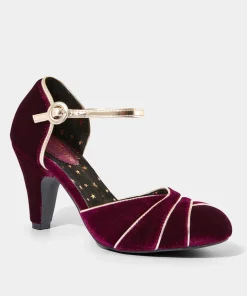 Midnight Hour Velvet Deco Shoes