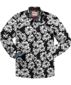 Monochrome Floral Shirt