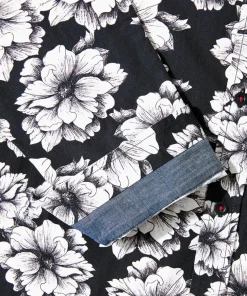 Monochrome Floral Shirt