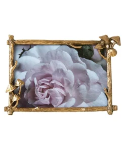 Mystical Mushroom Gold Photo Frame